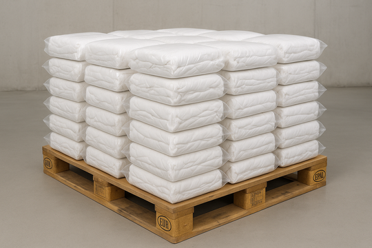 Europalette Putzlappen weiss in 30 Beutel